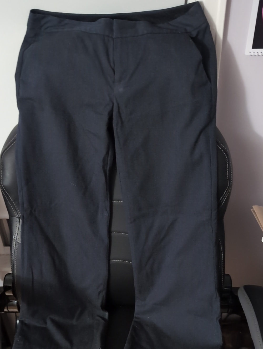 Women's Dark Gray Herringbone Striped Dress Pants